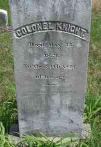 Colonel KNIGHT - Grave