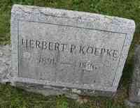 Robert Herbert P KOEPKE - Pittsfield Cemetery, Pittsfield, Massachusetts