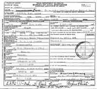Carl Walter KRUEGER - Death