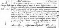 Adèle MERCIER - 1873 marriage
