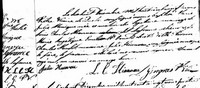 Marie-Julie-Monique HIANVEU dite LAFRANCE - Baptism