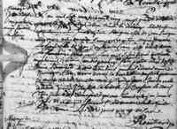Jean-Baptiste FRECHET dit SAVIGNAC - 1745 marriage