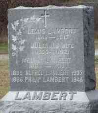 Alfred LAMBERT - Grave