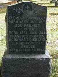 Clement LAMOUREUX - Grave