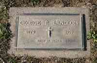 George Peter (Joseph Pierre George) LANGLOIS - Grave