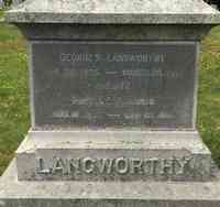 George Amos LANGWORTHY - Grave