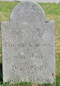 Thomas LAWSON - Grave