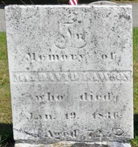 David LAWSON - Grave