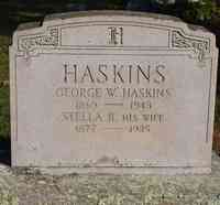 George W HASKINS - Grave