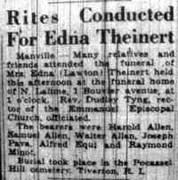 Edna Browe LAWTON - Pawtucket Times Pawtucket, Rhode Island Friday, October 16, 1942