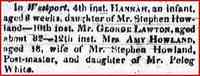 George LAWTON - 1820 Death Date: 1820-09-15 Paper: New-Bedford Mercury 
