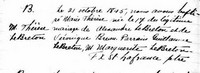 Marie Thérèse LEBRETON - Baptism