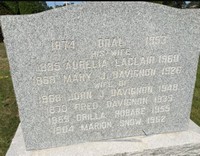 Aurelia LECLAIR - Grave