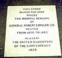 Robert Edward LEE - Memorial
