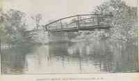 Lee, New Hampshire, USA - Wadley's Bridge at Wadley's Falls