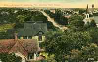 Leesburg, Florida, USA - Bird's-eye View of Leesburg, Fla., showing Main Street, 1910