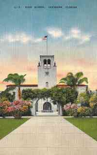 Leesburg, Florida, USA - High School, 1945