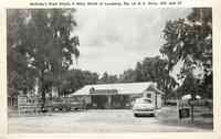 Leesburg, Florida, USA - McCabe's Fruit Stand, 6 Miles North of Leesburg, Fla., on U.S. Hwys. 441 and 27, postmarked 1954
