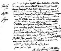 Marguerite Sophie LÉGER - 1815 marriage (part 2)