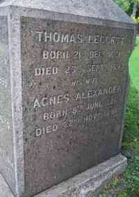 Thomas LEGGETT - Grave