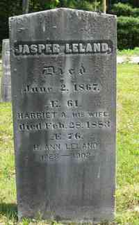Jasper LELAND - Grave