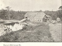 Levant, Maine, USA - Levant, Maine, USA - Harveys Mill, Levant, Me.