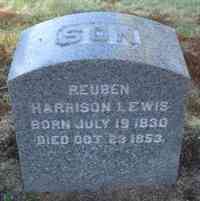 Reuben Harrison LEWIS - Grave