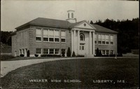 Liberty, Maine, USA - Walker High School
