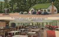 Lincoln, New Hampshire, USA - The Woodland Restaurant, Queen of the White Mountains is located just south of the famous Indian Hea