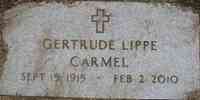 Gertrude LIPPE - Grave - St. George Cemetery, Southbridge, Massachusetts