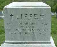Marie Florence LIPPE - Grave of Joseph Lippe and family. St. Georges Cemetery, Southbridge, MA