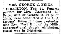 Rose Maude LITTLE - Funeral