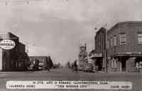 Lloydminster, Alberta - Saskatchewan, Canada - 50 Ave. and 49 Street, Lloydminster, Sask.
