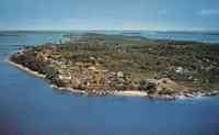 Long Island, Maine, USA - Aerial View