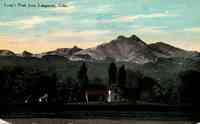 Longmont, Colorado, USA - Long's Peak from Longmont, Colo.