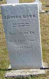 James LORD - Grave
