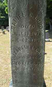 Daniel C. LORD - Grave