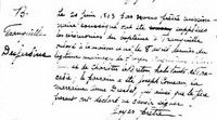 Tranquille LOSIER dit DESJARDINS - Baptism