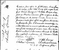 Fidele SAVOIE - 1846 marriage
