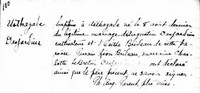 Usthazade (Eustaside) DESJARDINS dit LOSIER - Baptism