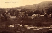 Lowell, Vermont, USA - Panorama of Lowell, Vt.