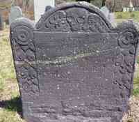 Thamasin (Thomasine) (Tamsen) LUMPKIN - Grave  Inscription: Here Lyes ye body of  Mrs. Tamsen Sunderlin  wife to  Mr. John Sunderlin  Decd. June ye 16 1709  in ye 84 year of her age.