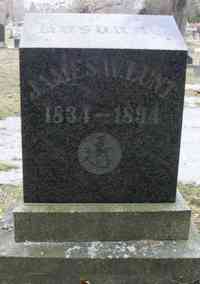 James W LUNT - Grave Thanks to Doug Noble