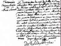 Marie SENECAL - 1702 marriage