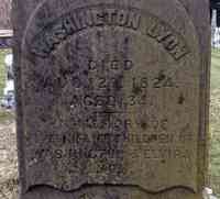 Washington LYON - Grave