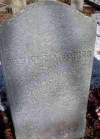 Daniel MACOMBER - Grave