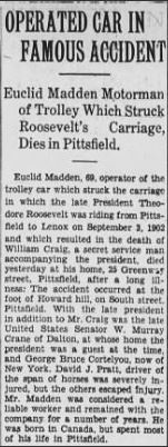 Euclid MADDEN - Obituary