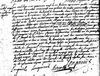 Catherine CHABOT - 1749 marriage