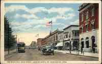 Manchester, Connecticut, USA - The White Way, Main Street, Looking North, So. Manchester, Conn.