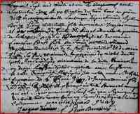 Louis ROBIDAS dit MANSEAU - 1731 Marriage - Saint-Jean-Baptiste, Nicolet, QC, Canada